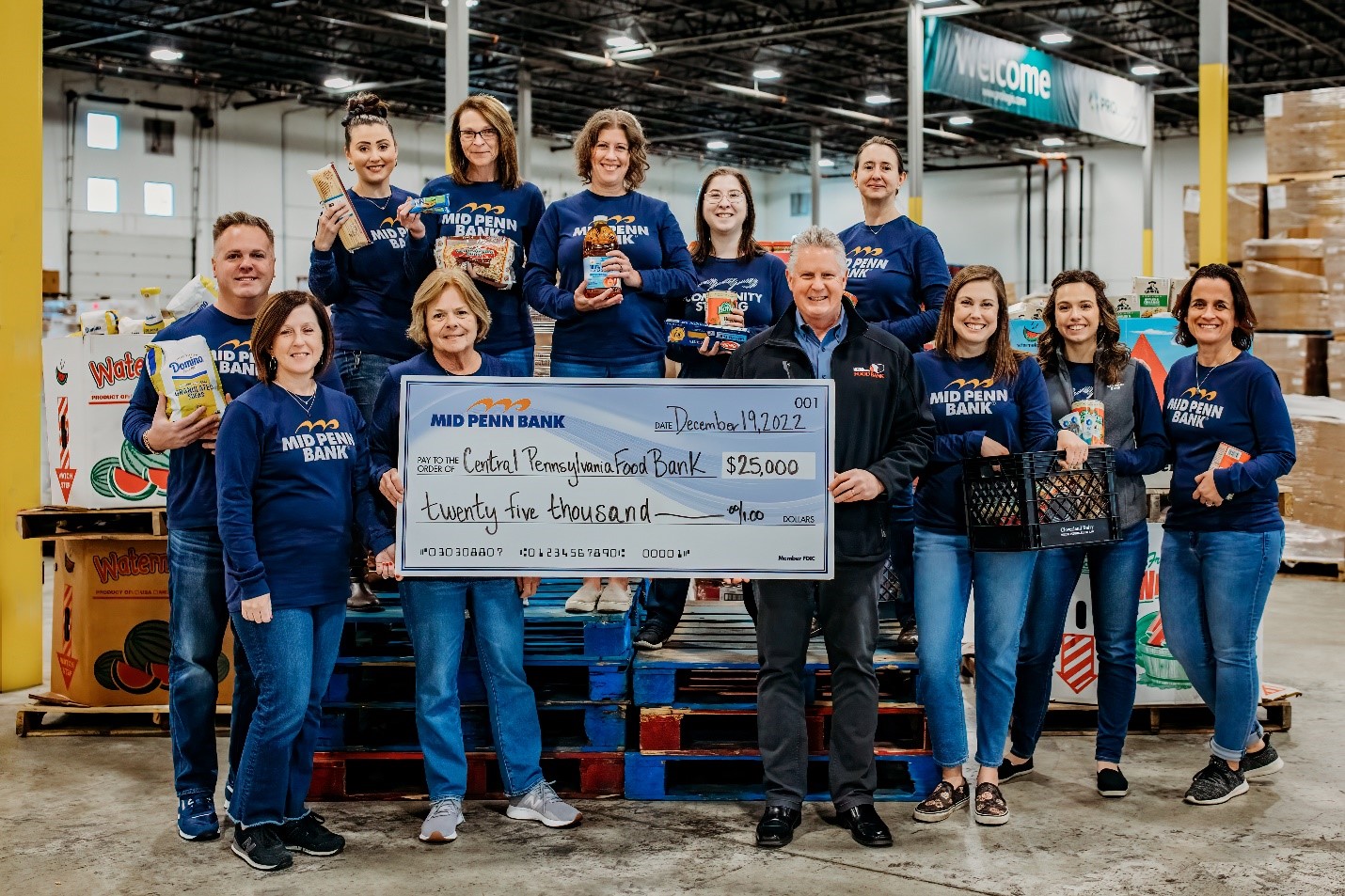 food bank group photo